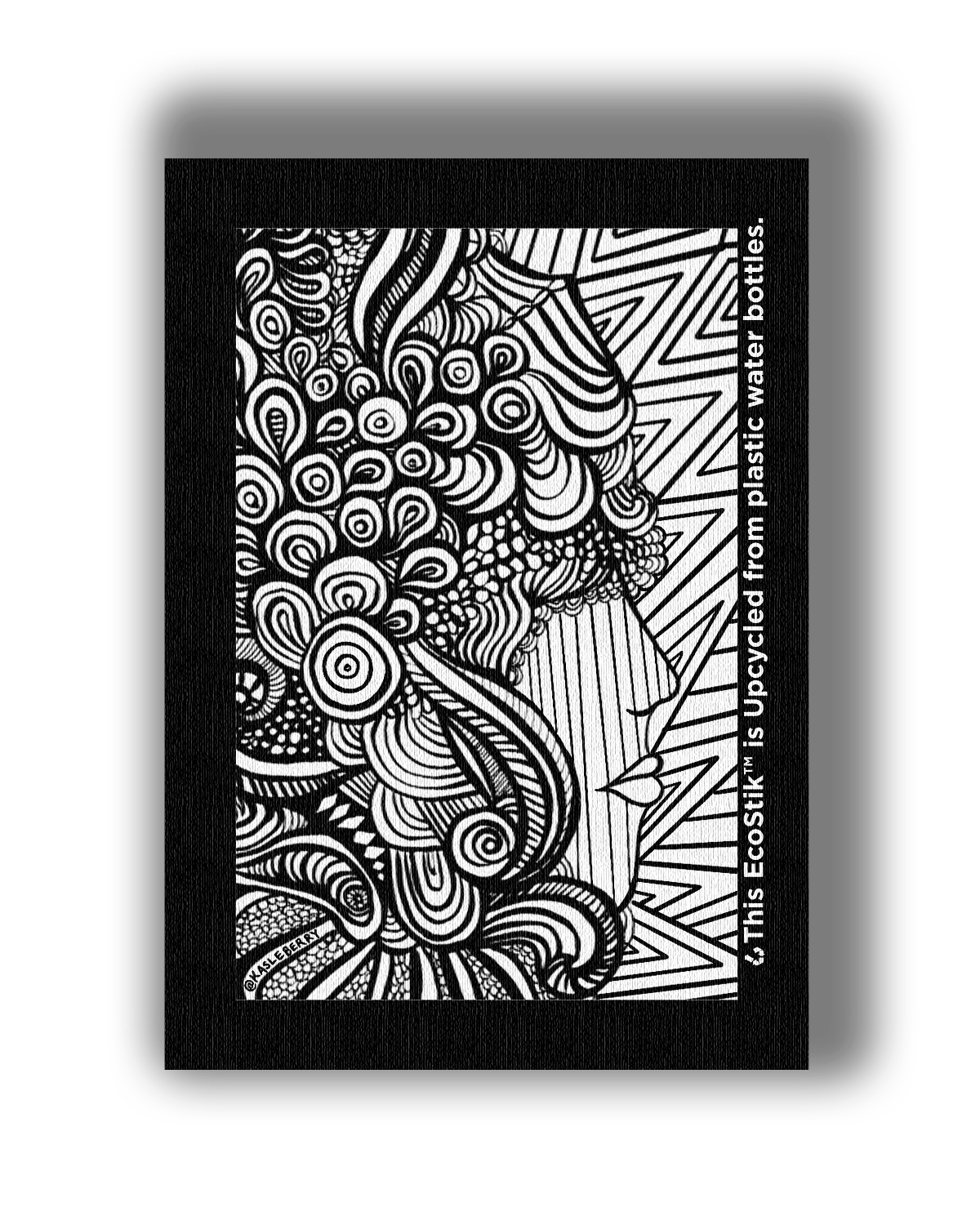 3" x 2" Mother Earth Coloring EcoStiks® Sticker Patches - Retail