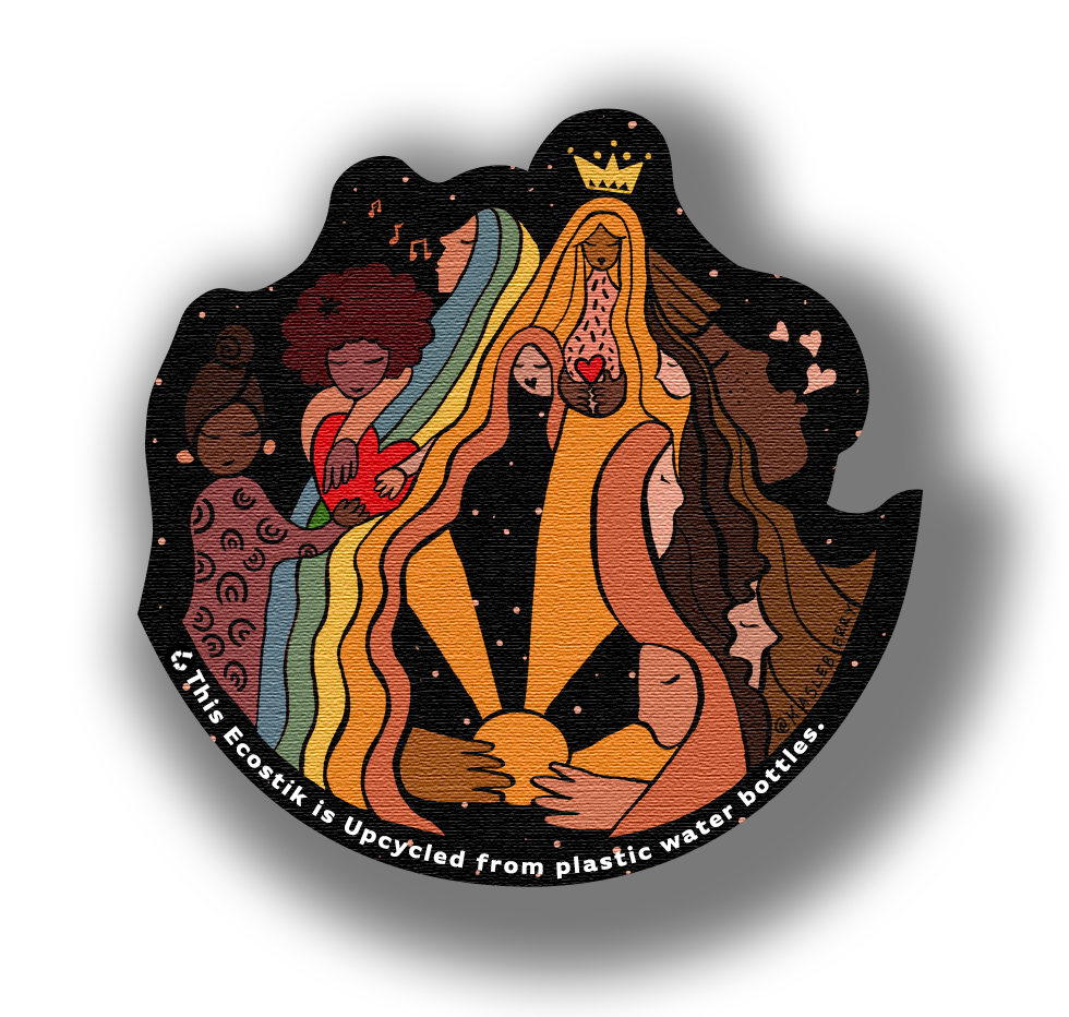 3" x 3" Celebrate Diversity EcoStiks® Sticker Patches - Retail