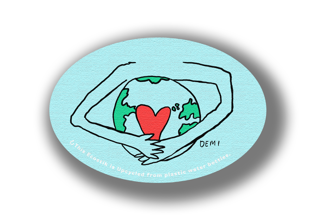 2" x 3" Earthly Love EcoStiks® Sticker Patches - Retail
