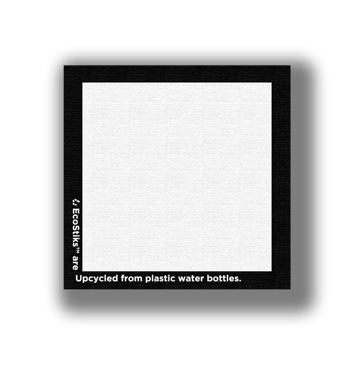 3" x 3" Blank Canvas Square EcoStiks® Sticker Patches- Retail