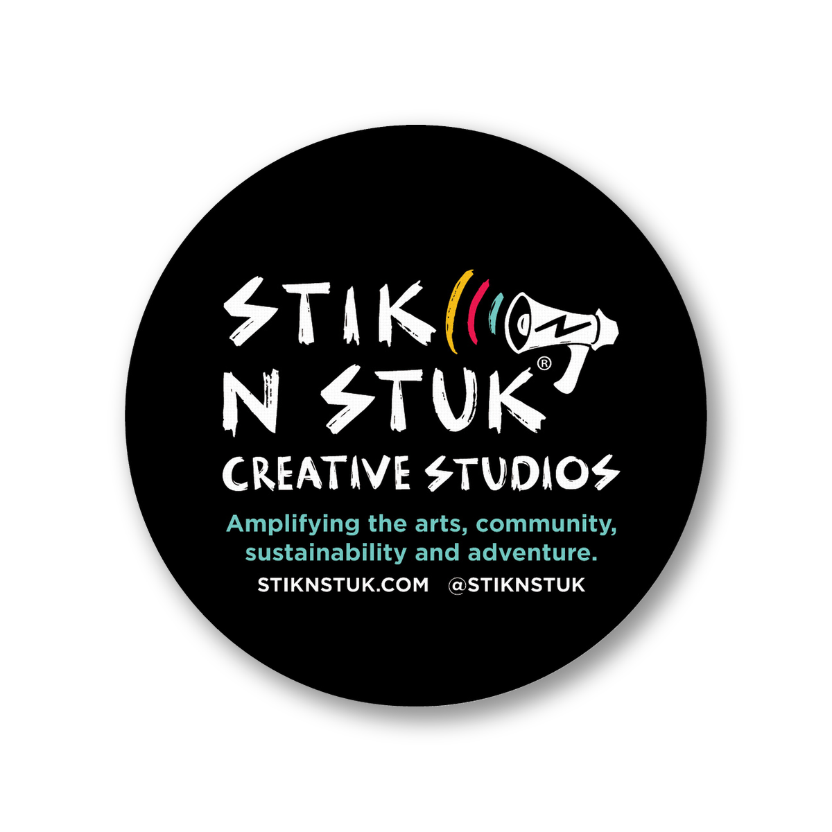 3" x 3" Stik N Stuk Creative Studios EcoStiks® Sticker Patches - Retail