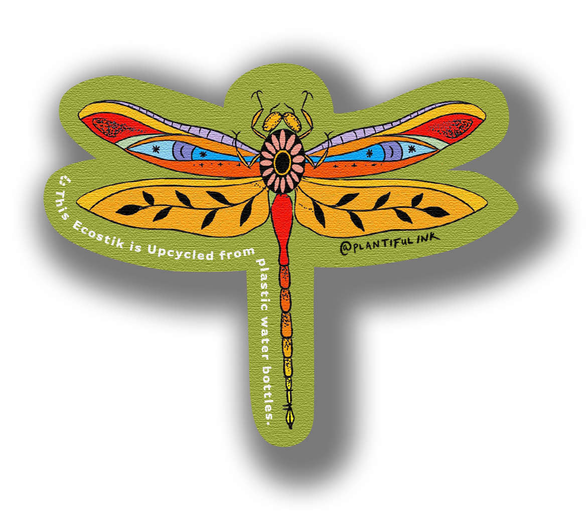 3" x 2" Leaf Dancer EcoStiks® Sticker Patches - Retail