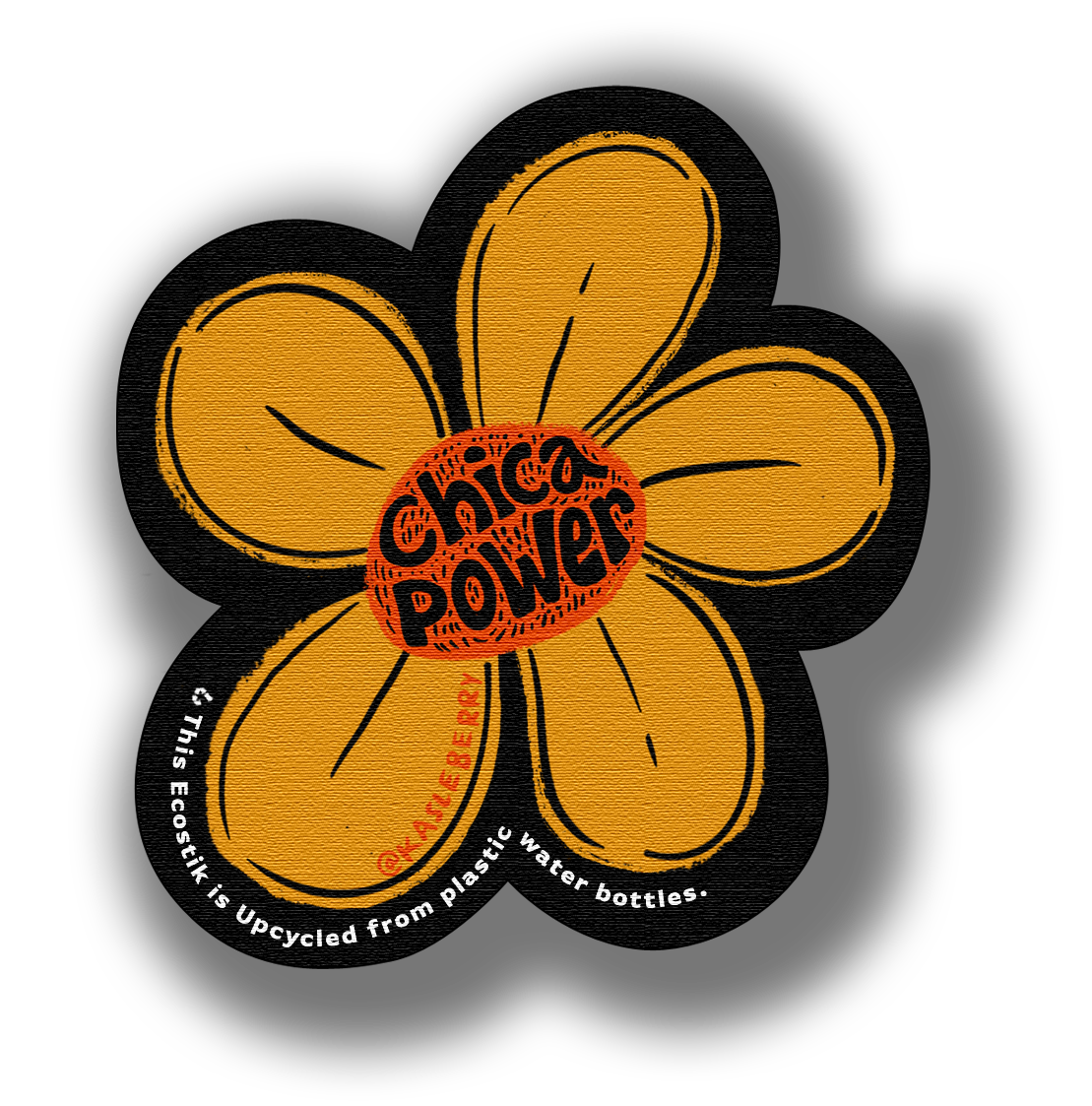 3" x 3" Chica Power Diversity EcoStiks® Sticker Patches - Retail