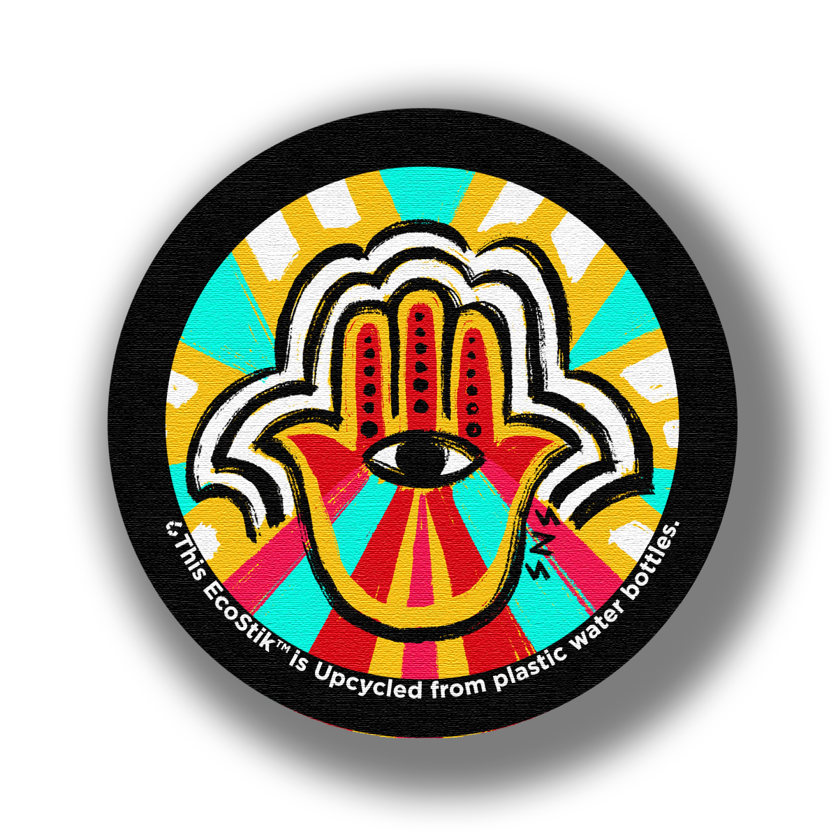3" x 3" Aura EcoStiks® Sticker Patches - Retail