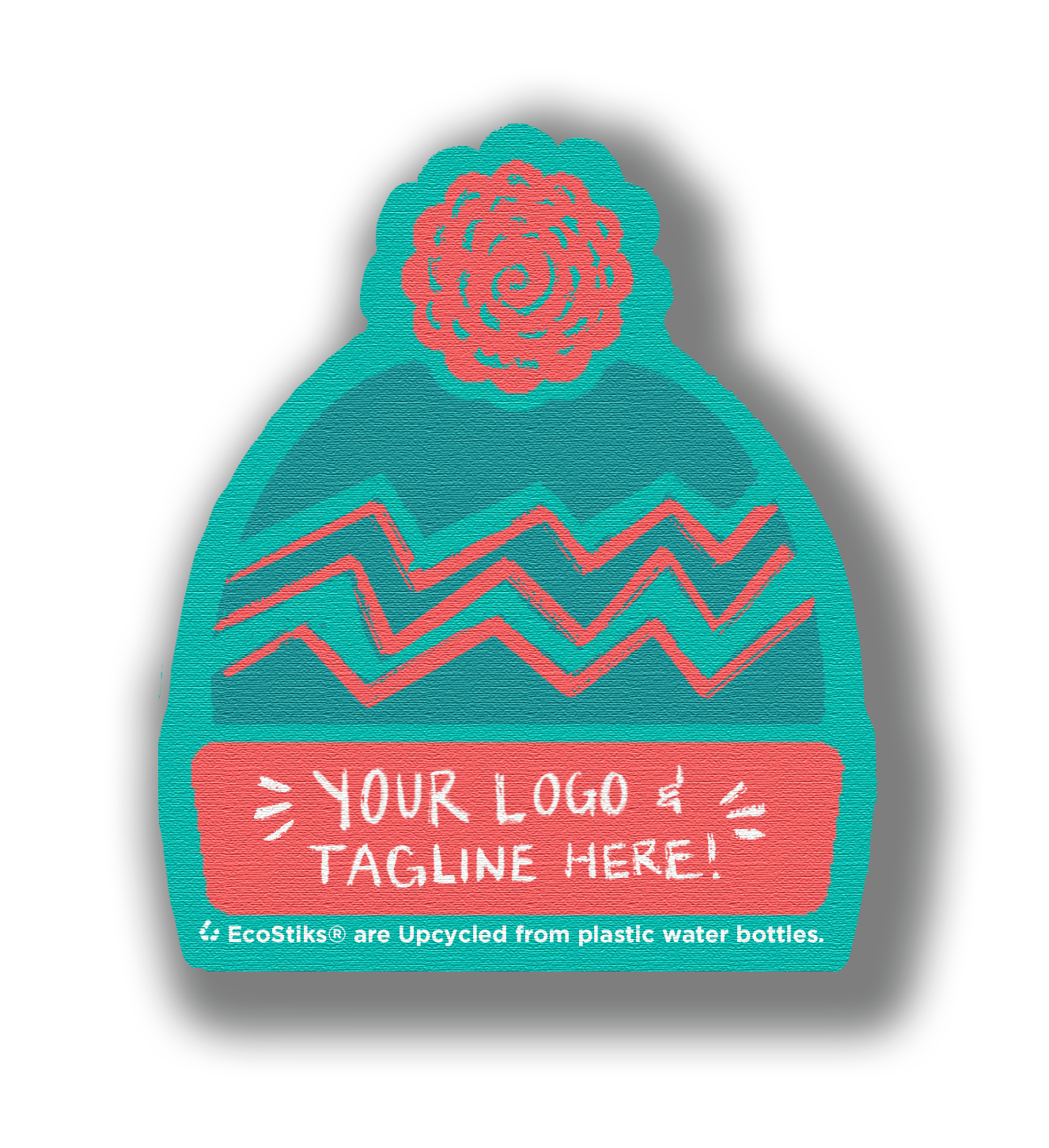 3" x 3" Customize your Holiday EcoStiks® Sticker Patches- Retail