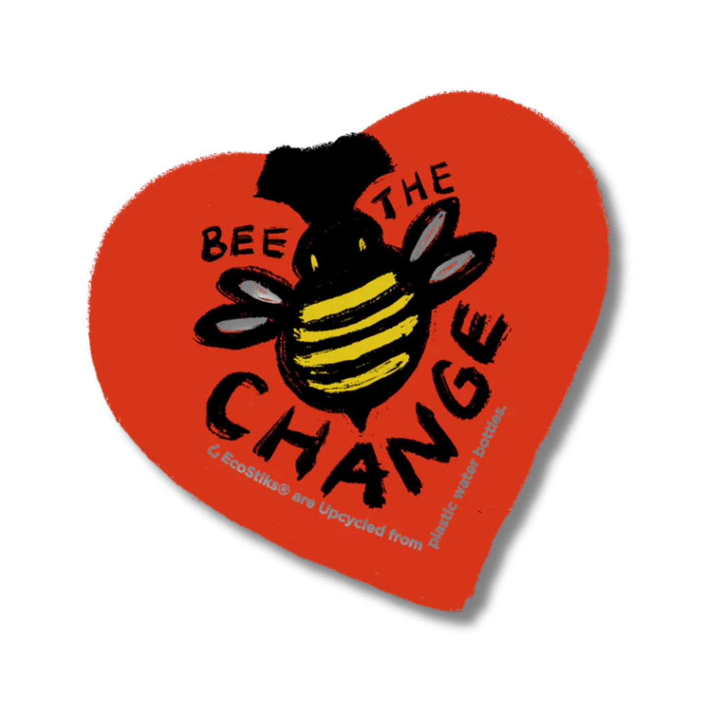 2" x 2" Bee the Change EcoStiks® Sticker Patches - Retail