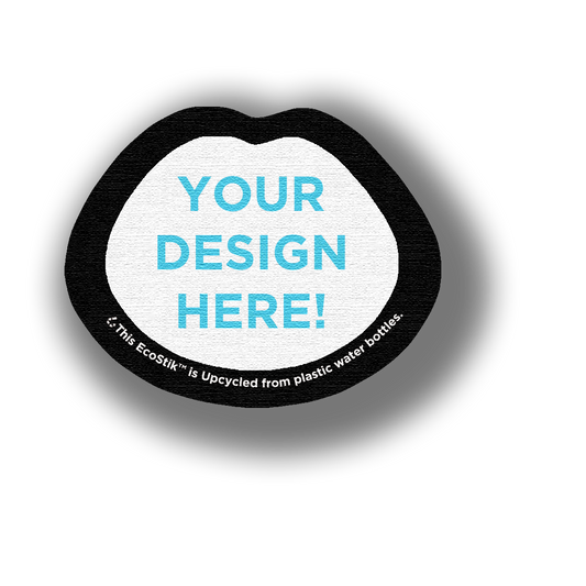 Custom EcoStiks® Sticker Patches - (100 Unit Minimum Per Design)