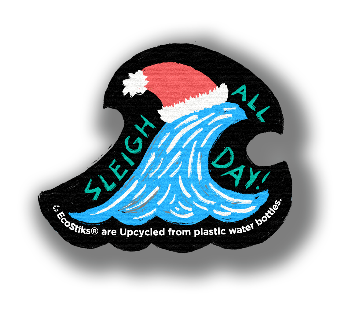 3" x 3" Sleigh All Day Wave EcoStiks Patches - Retail