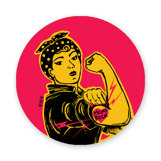 2" x 3" Mama's Rock EcoStiks Sticker Patches