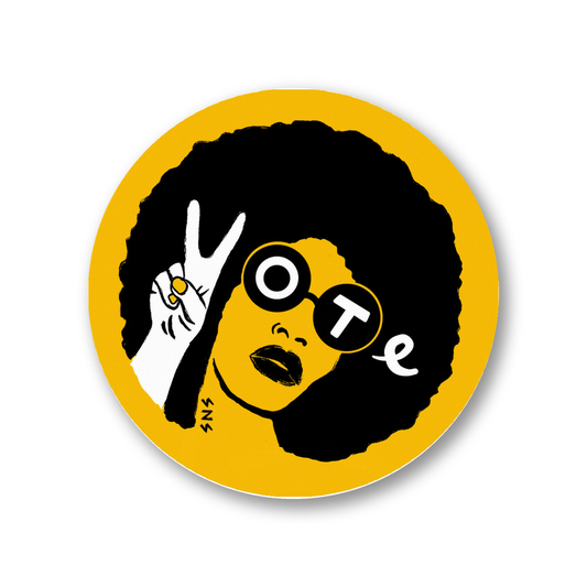 3" x 3" Vote Peace EcoStiks® Sticker Patches