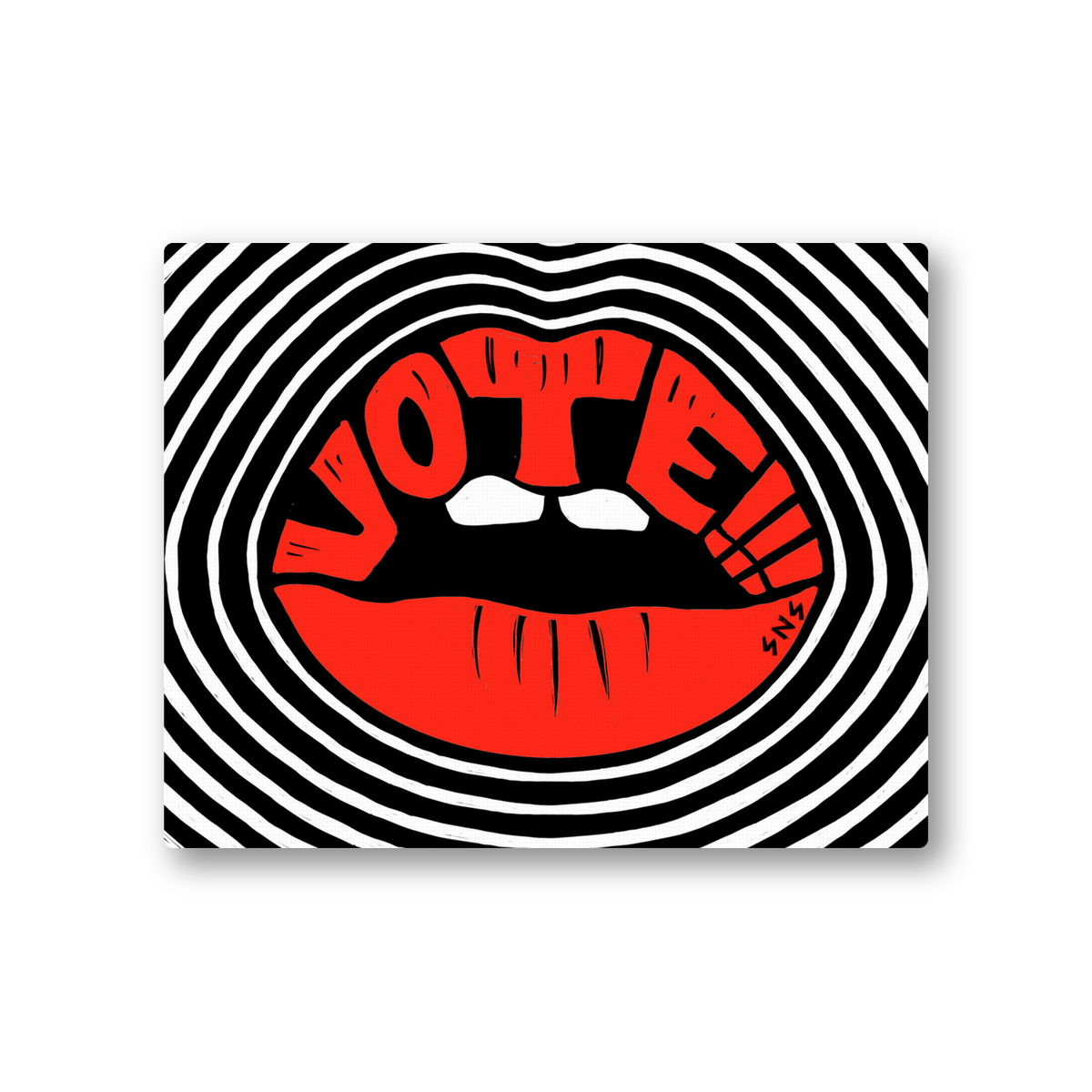 2" x 3" Vote Vibes EcoStiks® Sticker Patches